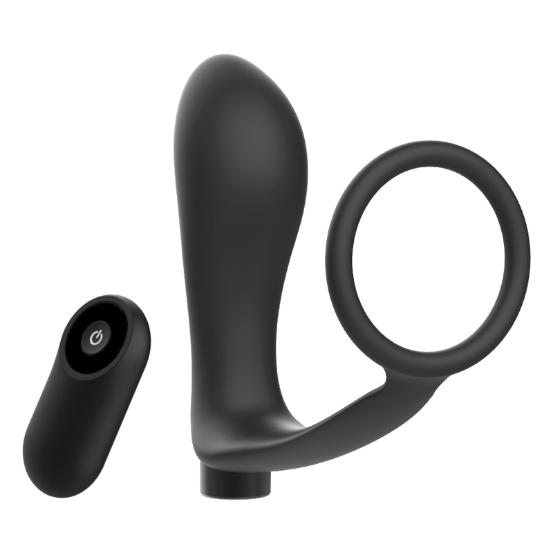 ADDICTED TOYS - PENISRING MIT FERNBEDIENUNG ANALPLUG SCHWARZ WIEDERAUFLADBAR bei Secret Pulse im Erotikshop