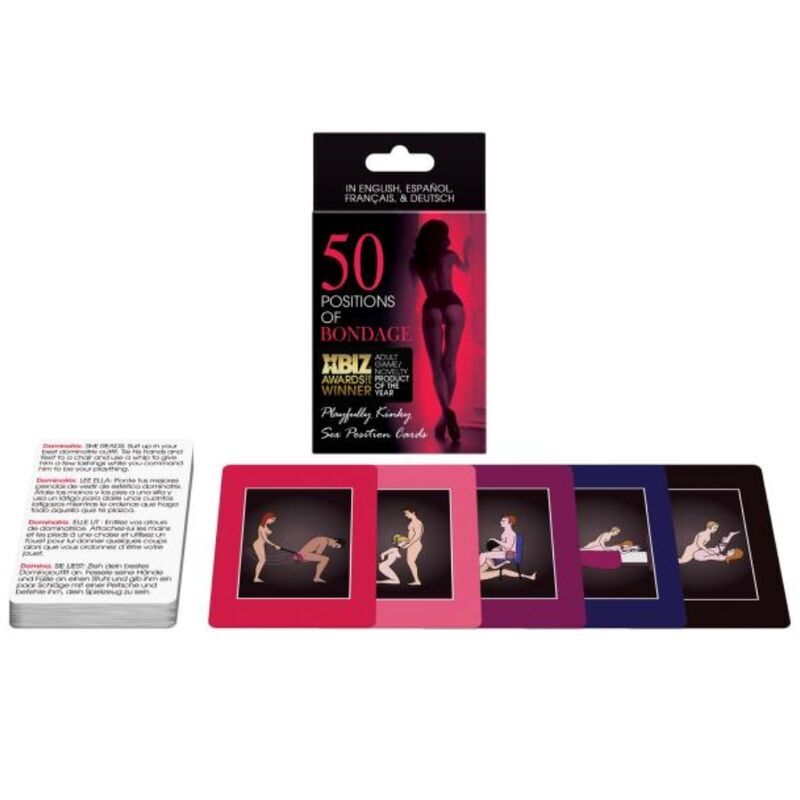 KHEPER GAMES - 50 POSITIONEN VON BONDAGE-KARTEN Produktansicht und Details