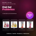 Secret Pulse Oral Gel Probierbox – 4 sinnliche Oral-Gele mit echten Packshots